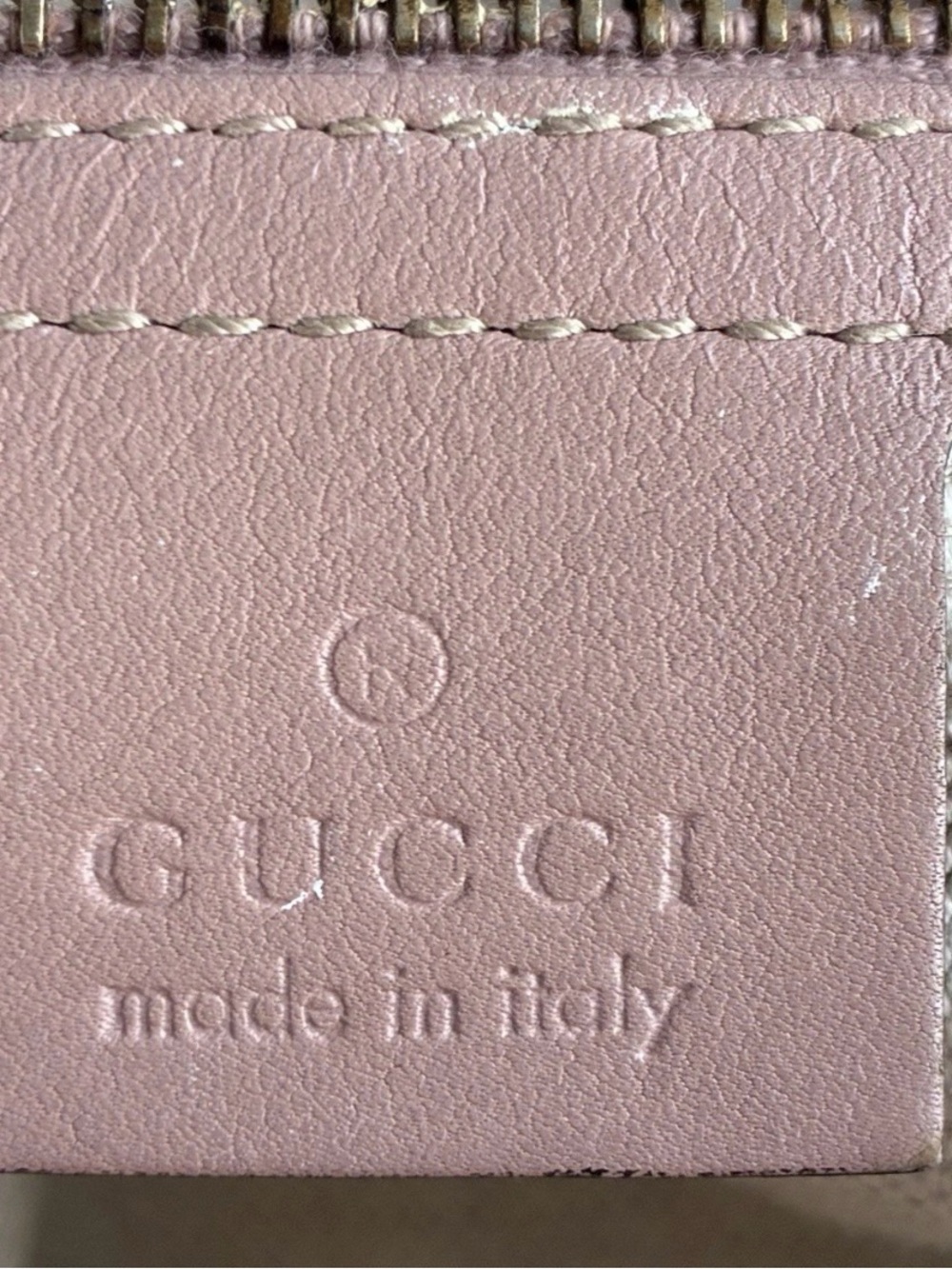 GUCCI Guccissima Bree Medium Foldover Tote Pink Leather 2-Way Crossbody Bag - Picture 8 of 15